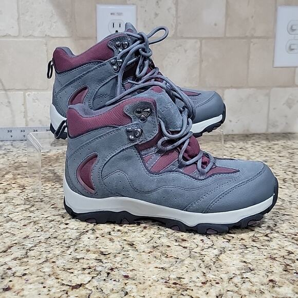 Lands' End Snow Suede Trekker Lace Up Boot - Picture 1 of 7